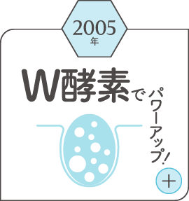 2005年W酵素でパワーアップ